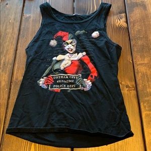 Harley Quinn black tank top